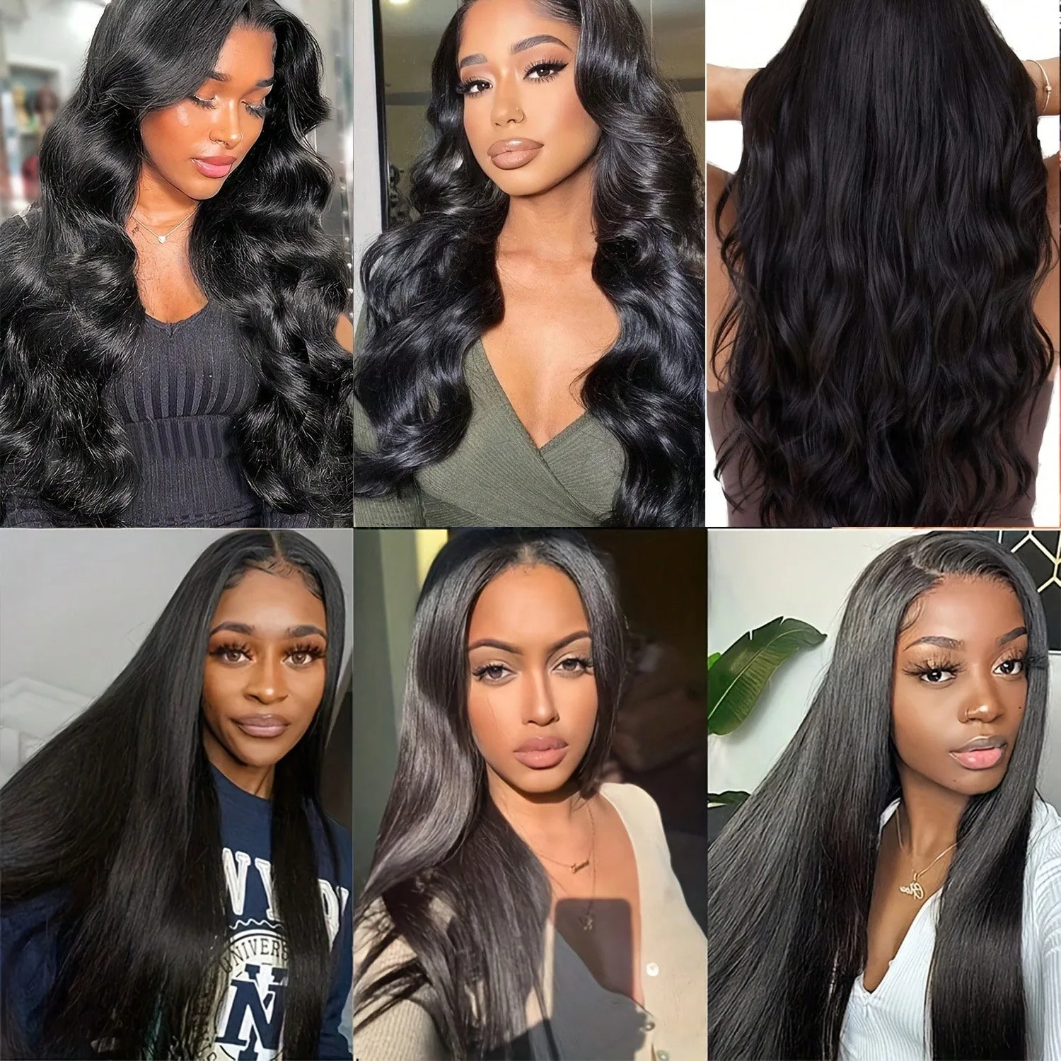 28Inch Stright Clip In Hair Extensions Human Hair 8pcs Straight Hair Silky Black/613 Blonde/Highlight/Ginger/99J/27# image 5