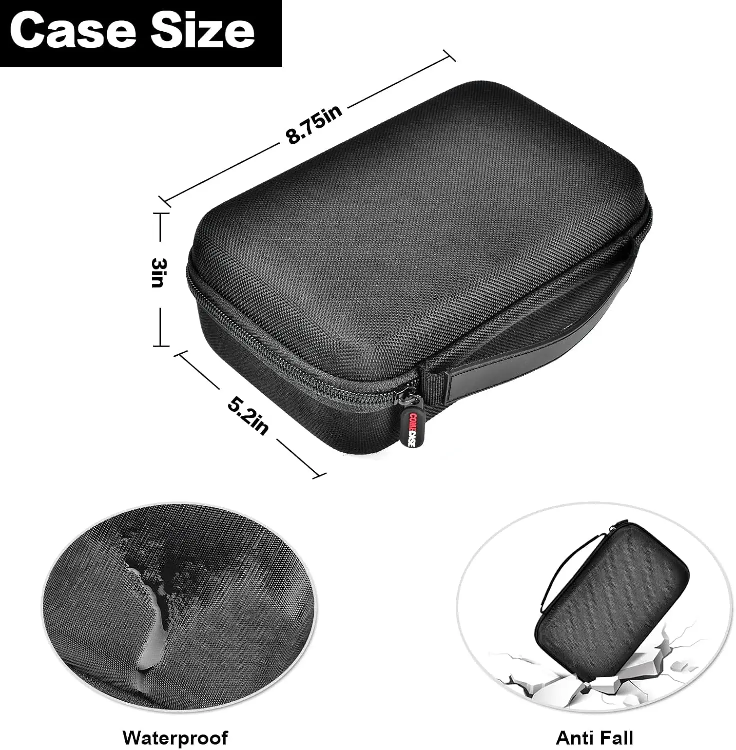 Case Compatible with Hair Clipper Barber, Trimmer Travel Storage Organizer for T Finisher Liner  and Other Grooming Kit