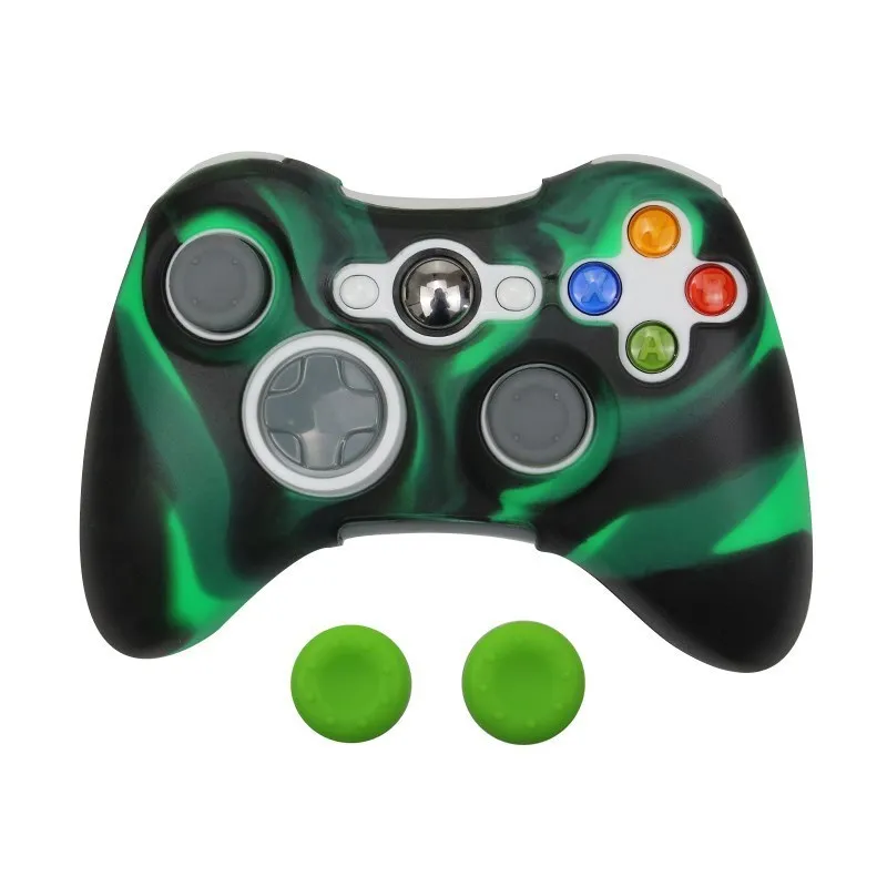 Topi Thumb Grip Kulit Pelindung Lembut untuk Xbox 360 Cangkang Casing Penutup Silikon Kontroler untuk Xbox 360 Aksesori Topi Gamepad