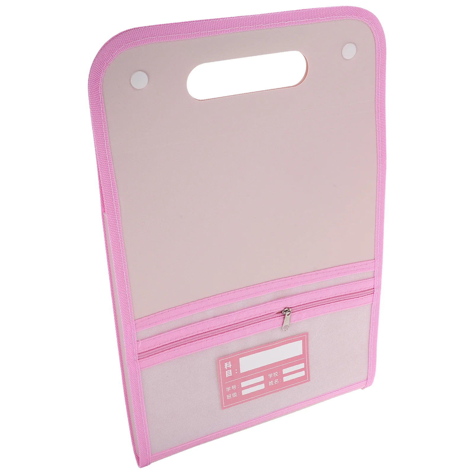 Map Plastik Lipat Akordeon Organizer PP Aluminium Portabel Multi Kantong untuk Dokumen, Struk, Kartu Nama