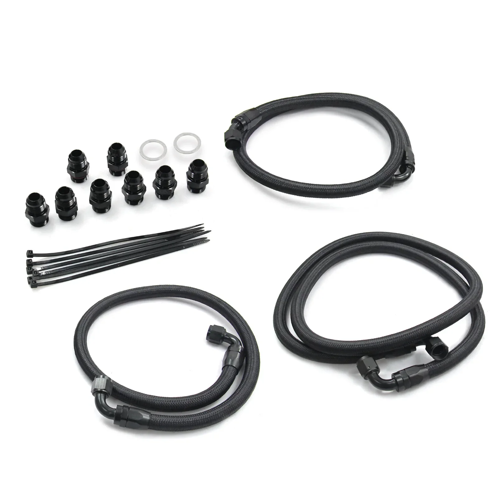 10AN Cooler Hose Line Kit for Chevrolet/General Purpose Duramax 6.6L 2006-2010