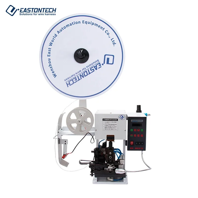 EW-50A Semi Automatic Wire Terminal Press Machine Mute Automatic Cable Wire Stripping  Terminal Crimping Machine