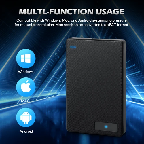 Imagen 2 del producto Disco duro HD externo portátil, 1 TB, 2 TB, 4 TB, 5 TB, memoria HDD, USB3.0, unidad flash de alta velocidad para computadora portátil, PC, MacBook, PS4, PS5