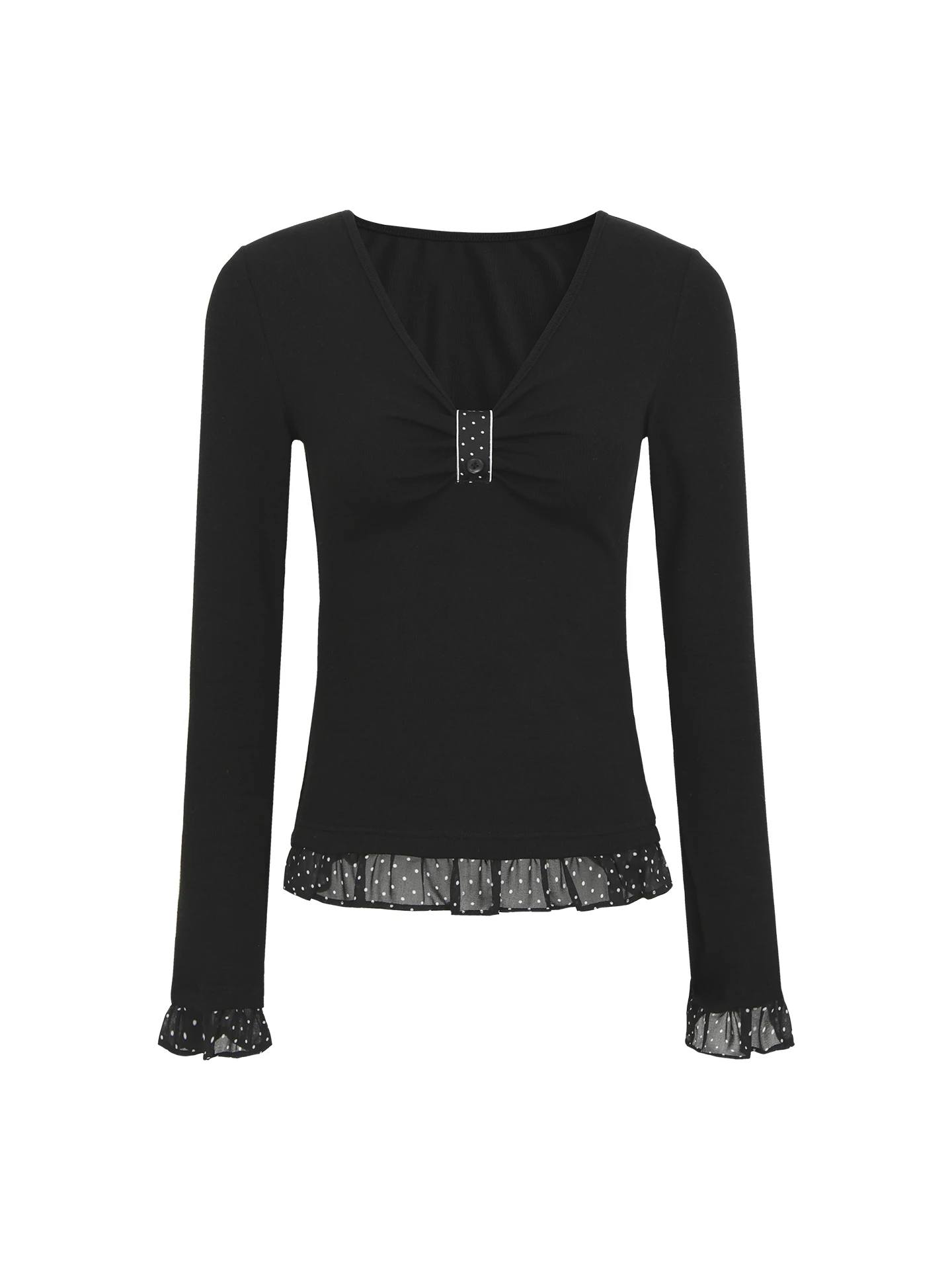 Red Celebri Long Sve Base irt Nuova maglietta da donna di inizio autunno Bla Sensation di fascia alta mangia Design Top Ladies Faion