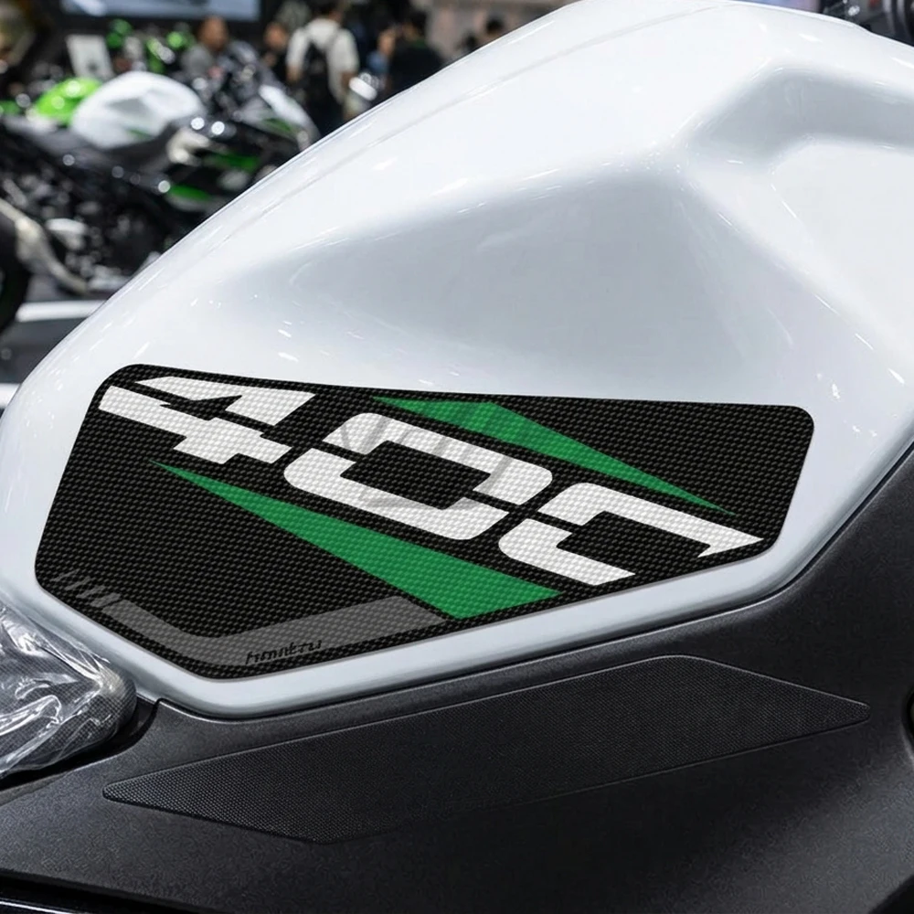 

Motorcycle Side Tank Pad Protection Knee Grip Anti-slip for Kawasaki NINJA 400 2018-2020 Sticker