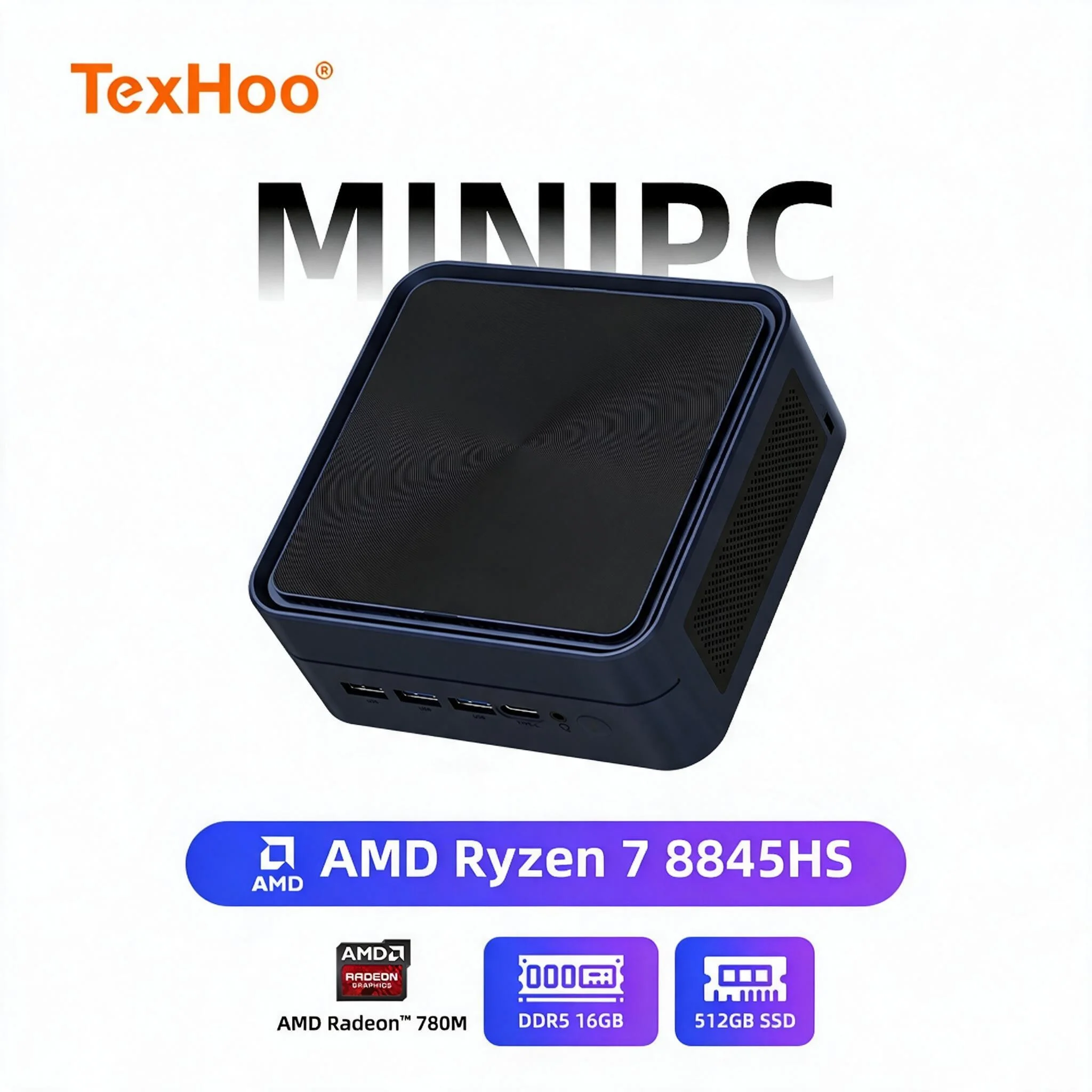 Amd Ryzen 7 7840Hs Mini Pc - Texhoo AMD Ryzen7 8845HS 8745HS 7840HS