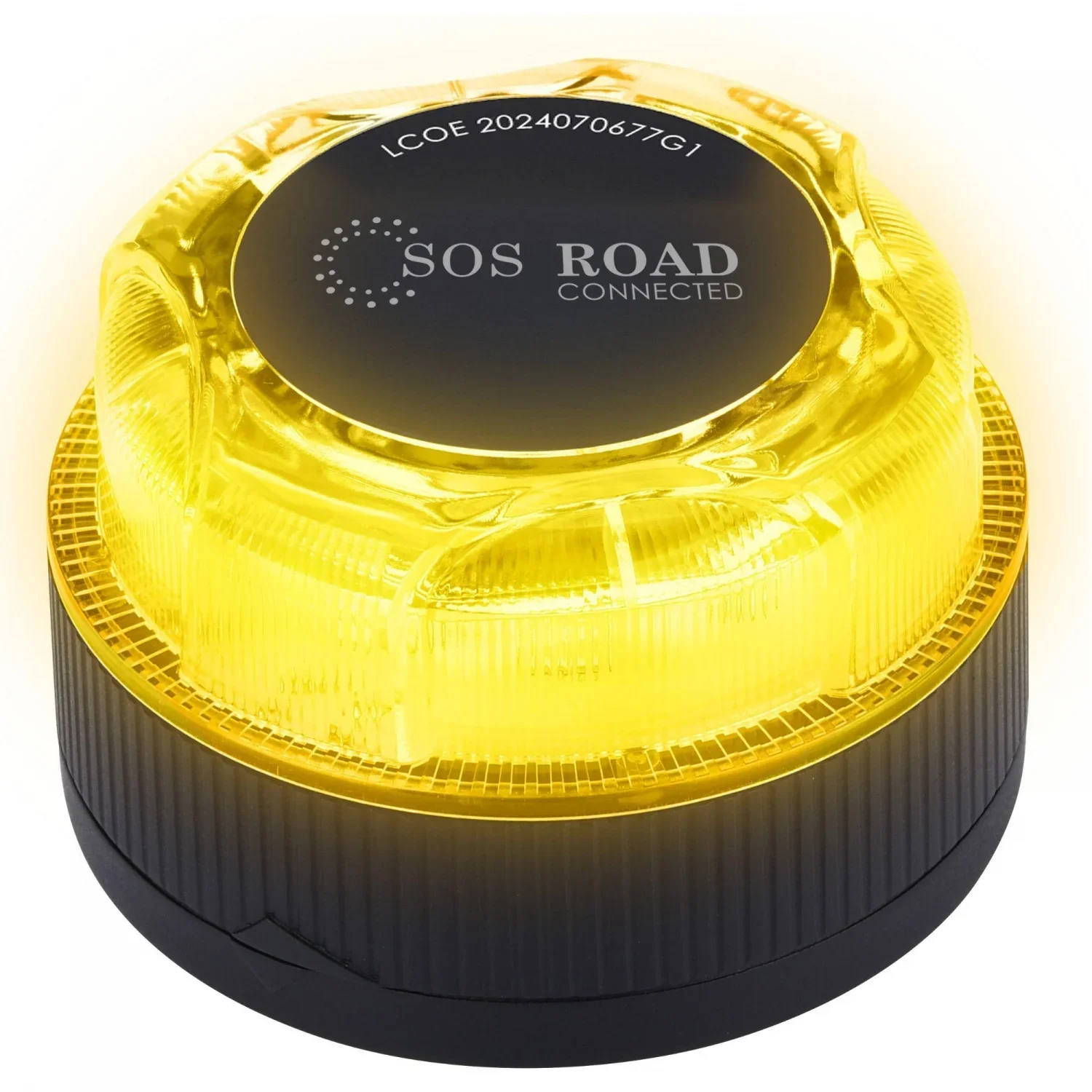 Sos road beacon v16 approved with geolocation - emergency light connected with dgt 3.0, esim