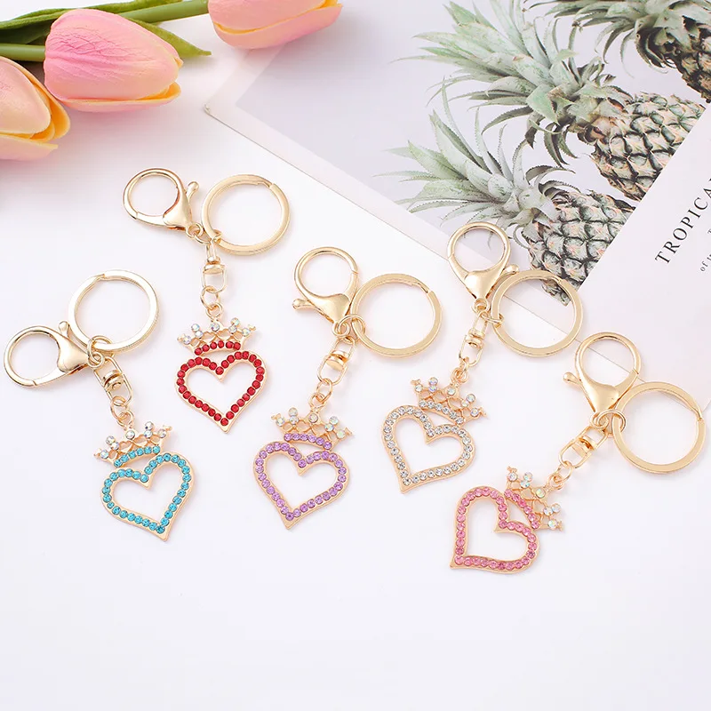 

Cute Turtle Shape Key Chain Full Rhinestone Women Bag Pendant Big Crystal With Alloy Keyring Key Accessories Kid Gift