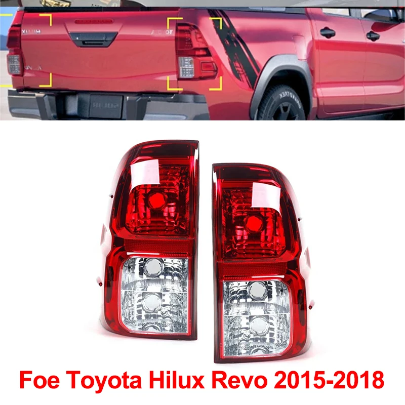 Per Toyota Per Hilux Revo camioncino 2015 2016 2017 2018 Auto Fanale posteriore Lampada Con Cablaggio Freno Lampada posteriore Lato Sinistro Destro