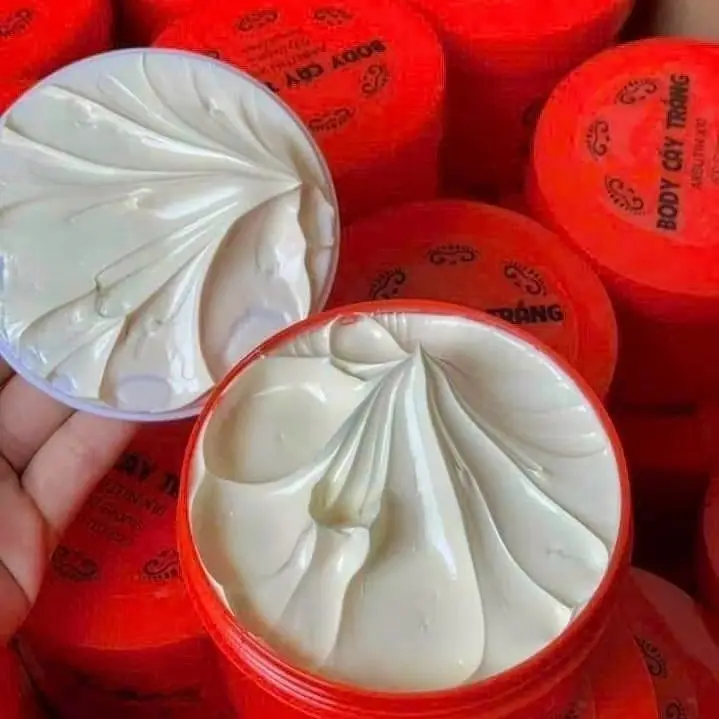 Vietnam Kem Body Cay Trang X10 Arbutin 500g, Dark Skin Lightening Brightening Body Wash, Skin Care,Whitening Smoothing Cleanser