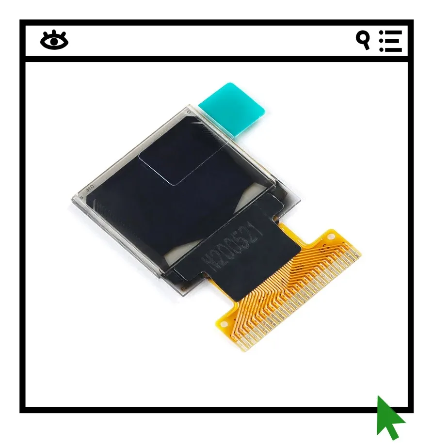 tela-oled-de-066-polegadas-display-lcd-com-resolucao-64-48-driver-ssd1306-branco-azul