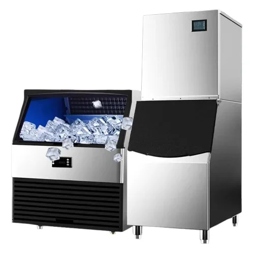 

Ice machine, commercial, large, high-capacity fully automatic ice machine