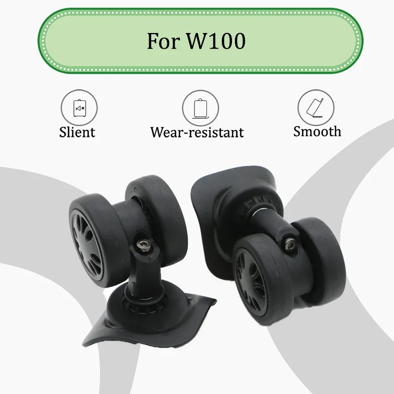 

For W100 Universal Luggage Wheel Repair Kit—Silent Swivel Wheels Achieve Smooth Quiet Movement For Your Luggage