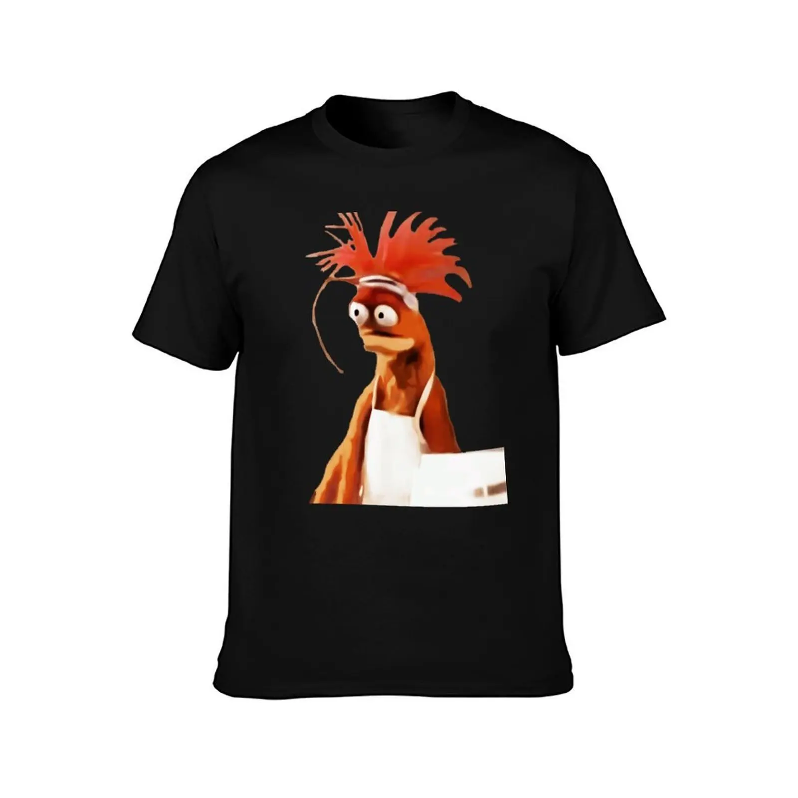 Shocked Pepe Prawn T-Shirt Work Utility Short Sleeve Shirt T-Shirt