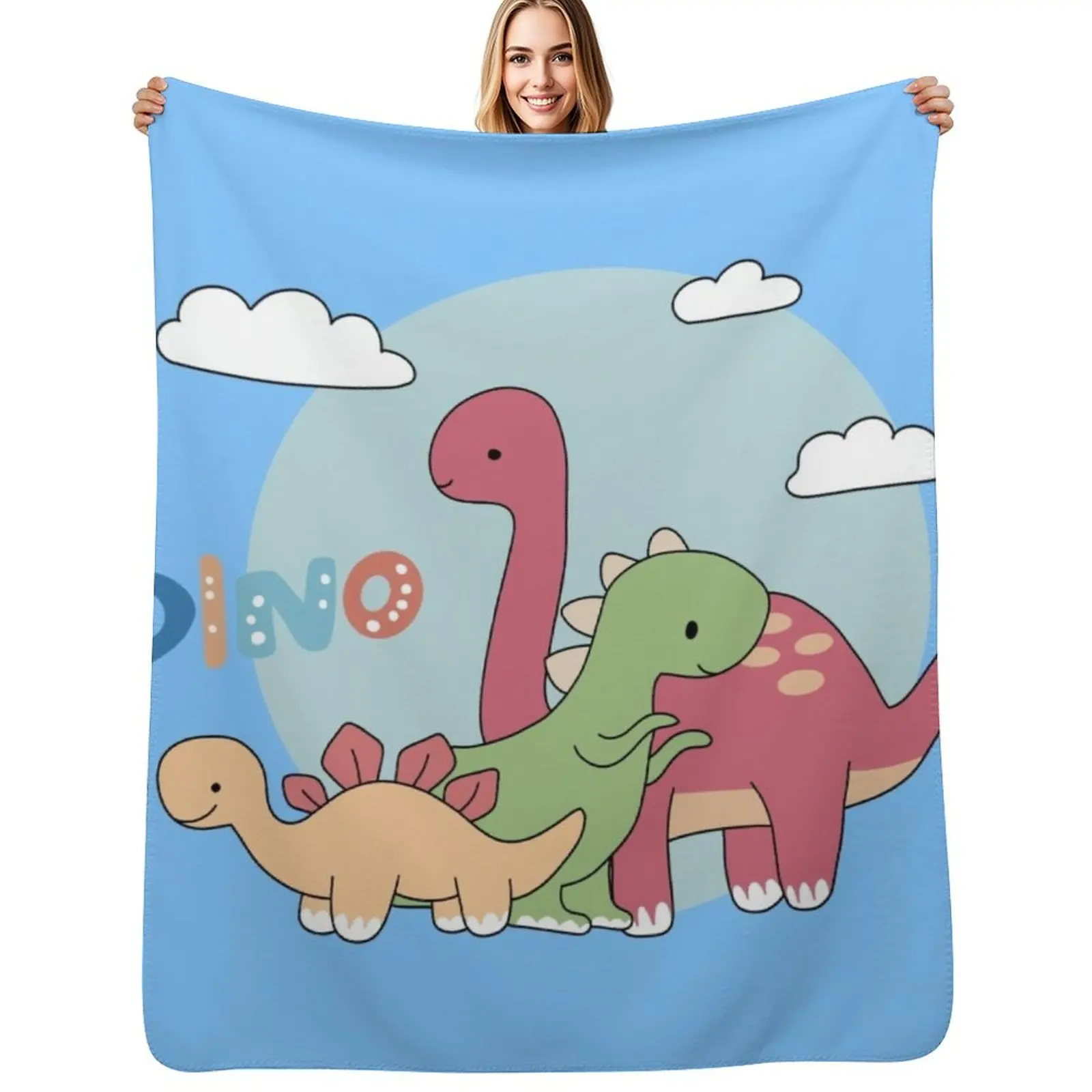 

It’s okay to not be okay Dino road trip t-shirt Throw Blanket Moving Polar Luxury for winter Blankets