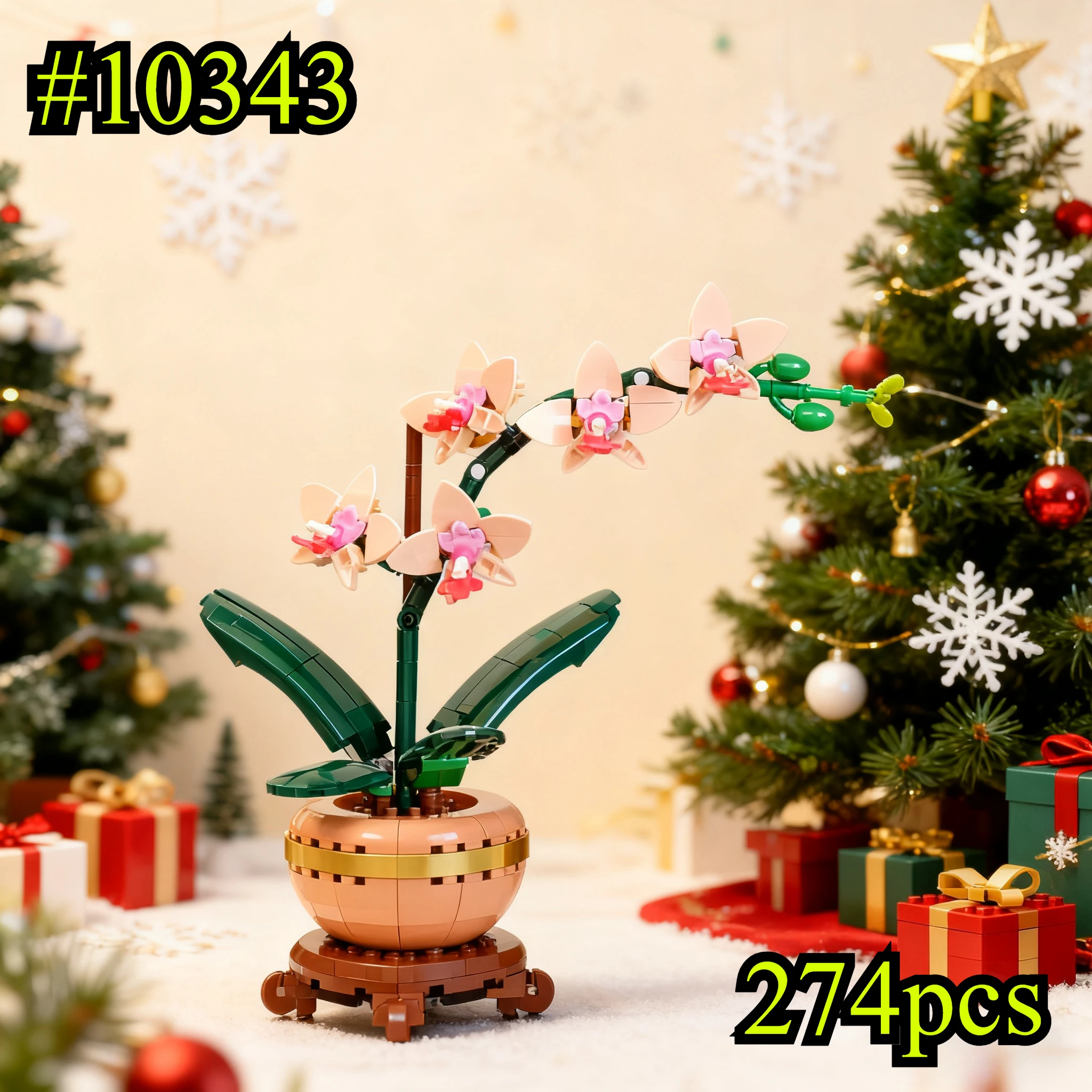 

Elegant and Classic Orchid 10343 Building Blocks Sets Compatible with Legoed Particles Suitable for Christmas Gifts 274pcs