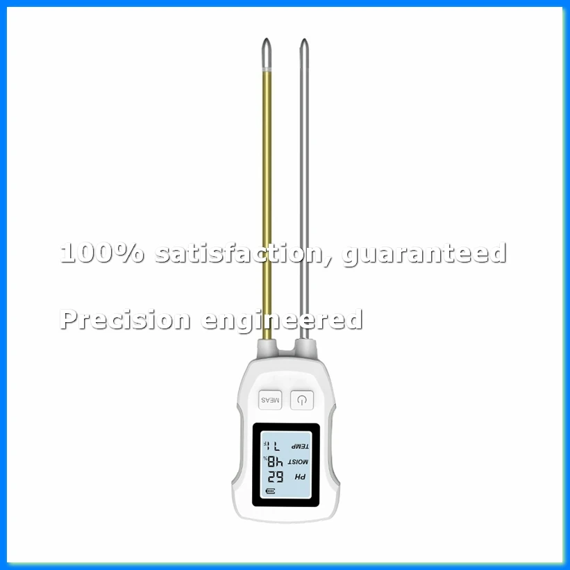 

3 in 1 Soil Moisture Meter, Digital Plant Moisture Meter for Temperature/Soil Moisture/PH Meter, Soil Test Meter-FS