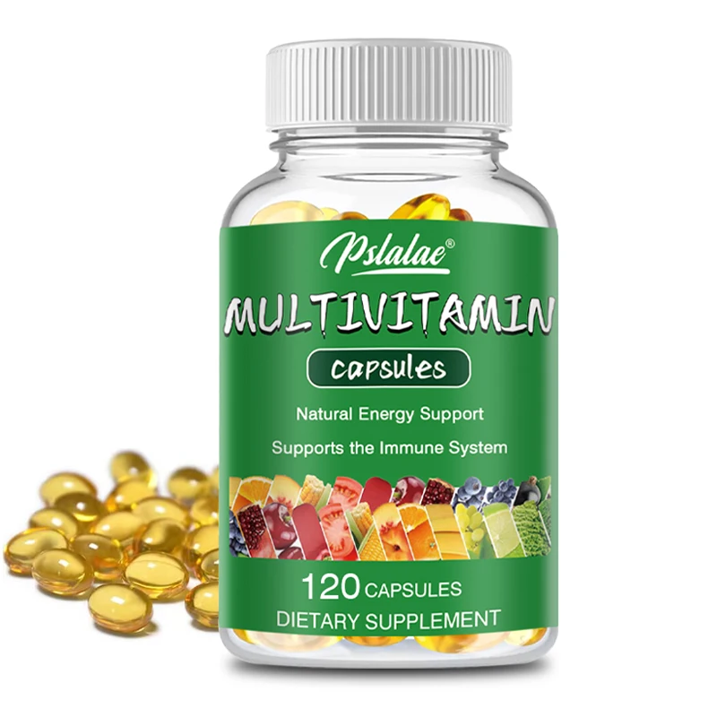 

Multivitamin Capsules - Antioxidant, Skin Repair, Supports Heart and Liver Health, Improves Overall Well-being,Boosts Metabolism