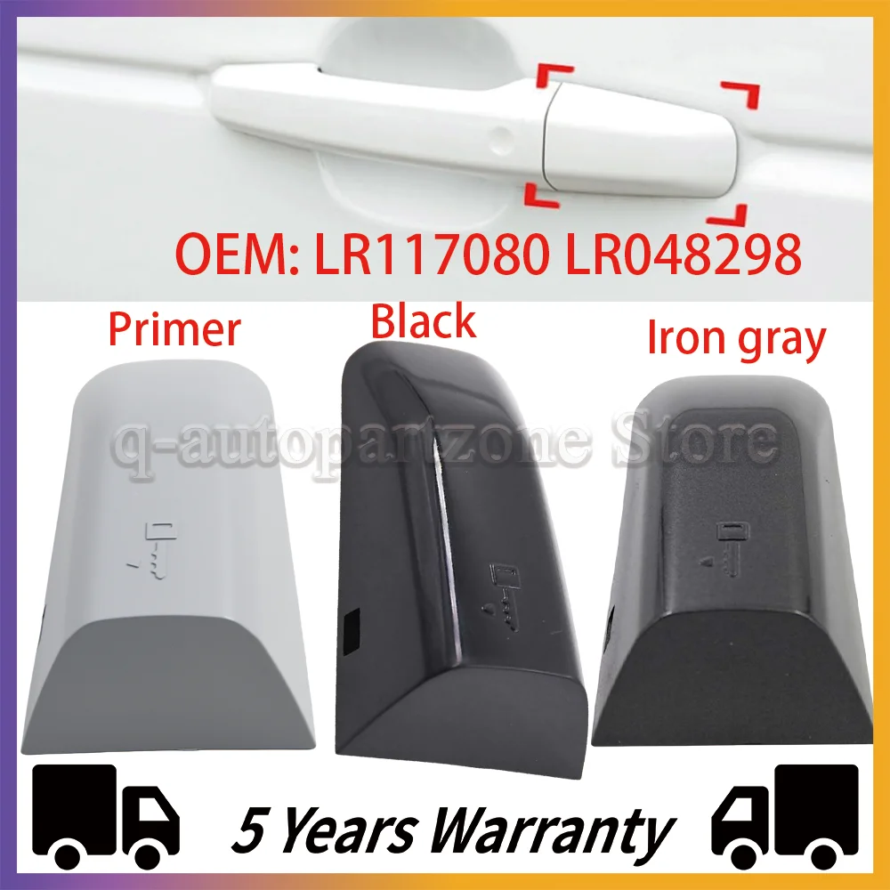 Car Handle Lock Exterior Door Bezel Cap Cover LR025406 LR048298 For Range Rover Evoque L538 Sport 2013-2022 Primer/Black/Black