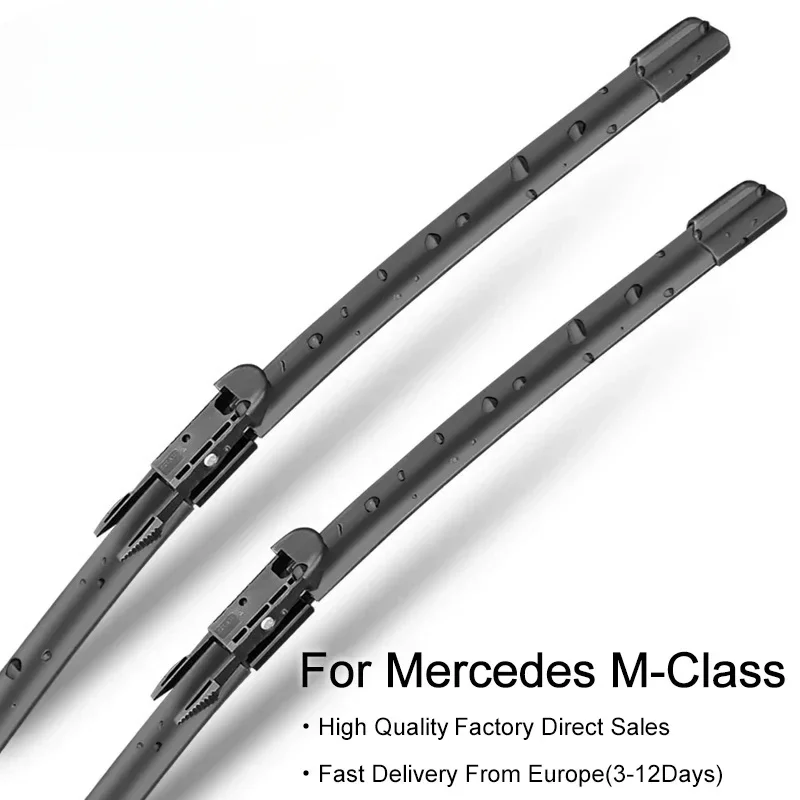 

Wiper Blades for Mercedes Benz M Class W164 W166 ML 250 280 300 320 350 400 420 450 550 63 AMG CDI