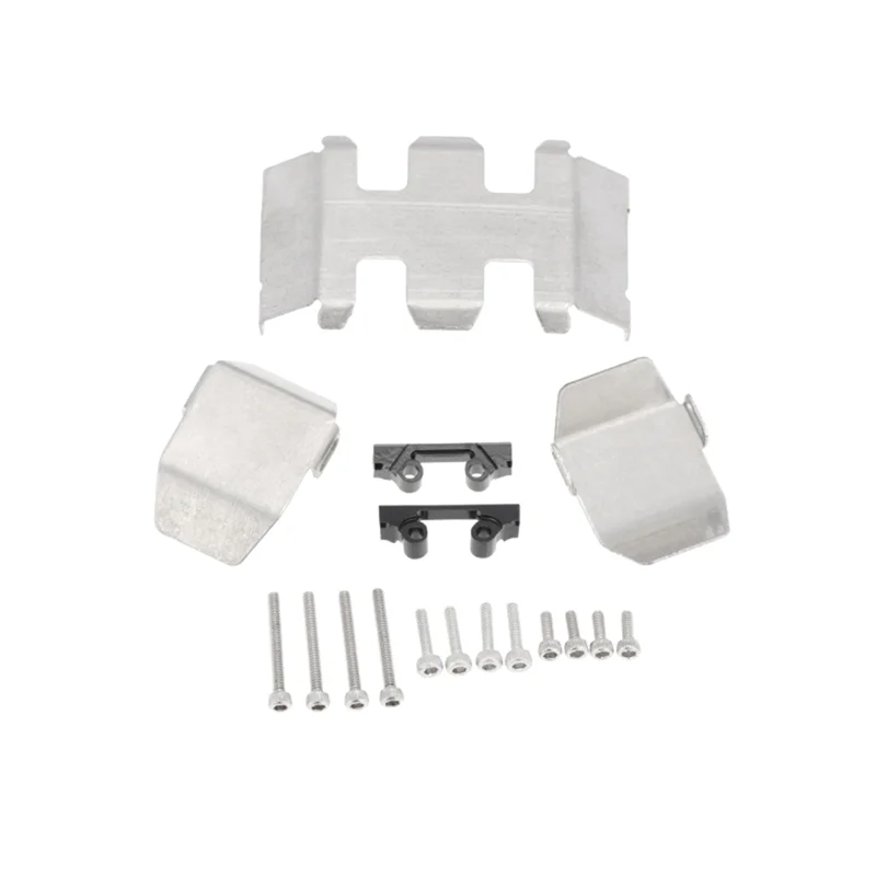 

BEDW-Spare Parts For 1/24 Axial SCX24 90081 Simulation Model Armor 3-Piece Chassis Bottom Protection Front And Rear Axles