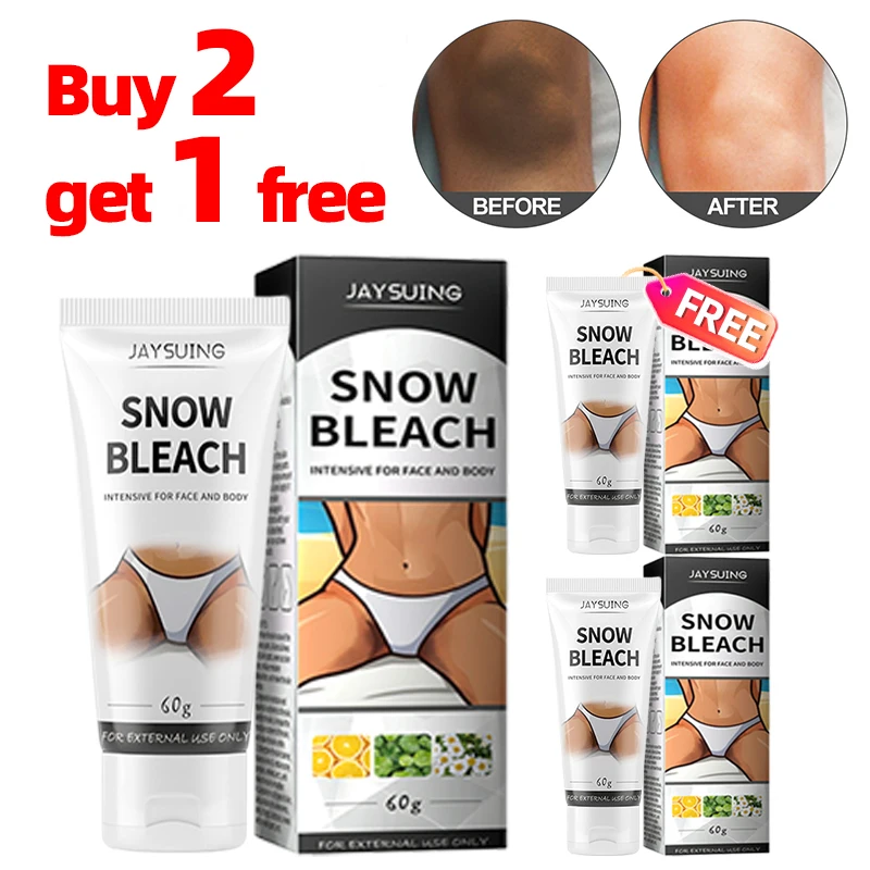 

3PCS Whitening Body Cream Underarm Bleaching Brightening Lightening Spot Intimate Part Relieve Dark Reduce Dullness Bleach Cream