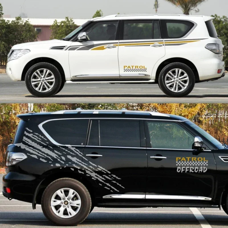 Car Vinyl Sticker FOR Nissan Patrol Y61 Y62 body sporty and fashionable off-road decoration Decals