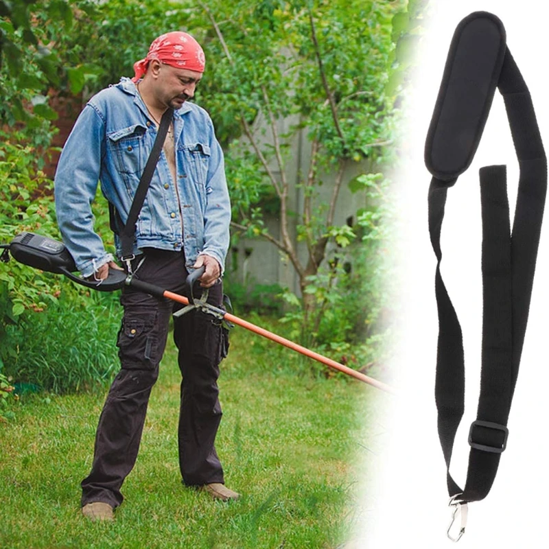 DONG Strap Harness Universal String Trimmer Single Shoulder Pad Strap Shoulder Arm Saver Adjustable Grass Trimmer Weed