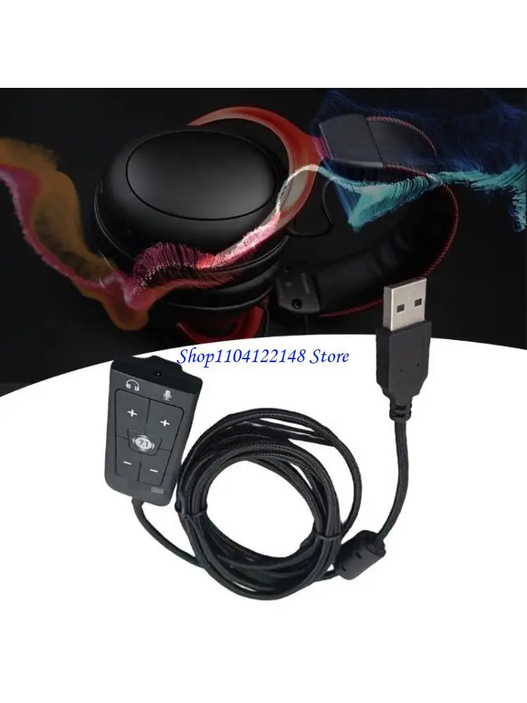 

P9FA USB-адаптер, внешняя звуковая карта, разъемы для наушников и микрофона 3,5 мм для Cloud2 7,1
