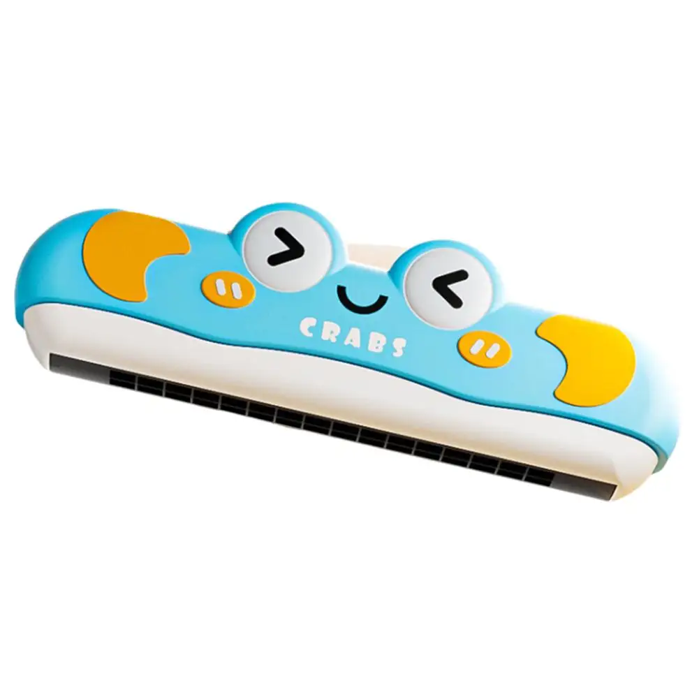 Mini gaita para crianças, brinquedos musicais infantis, educação precoce, instrumentos musicais cognitivos, fileira dupla, 16 buracos para crianças h0n9