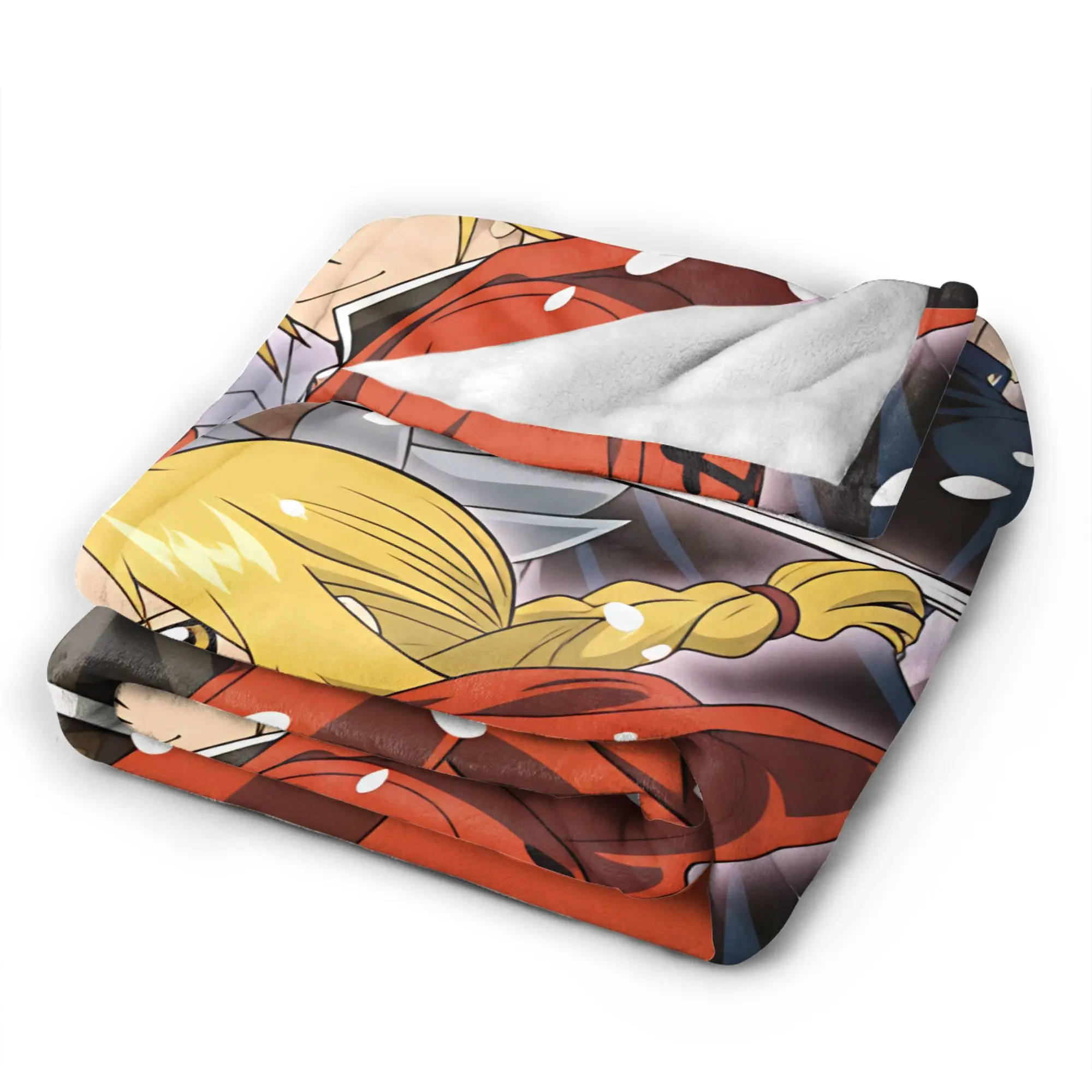 Roy Mustang Super Soft Blanket Fullmetal Alchemists Trend Travel Car Throw Blanket Couch Chair Flannel Bedspread Sofa Bed Cover