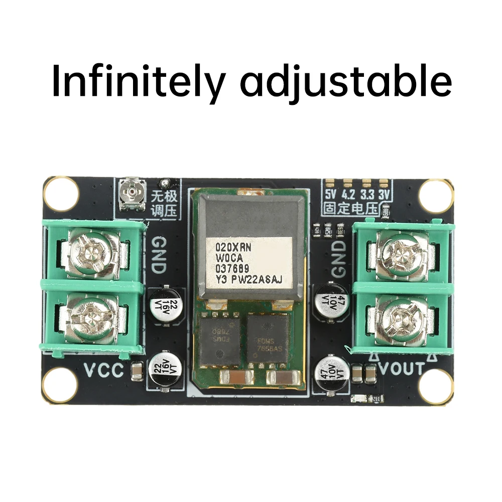 Modulo buck DC 20A Convertitore di tensione regolatore di tensione ad alta potenza per elettronica Piccoli elettrodomestici fai da te Alimentatore a luce LED