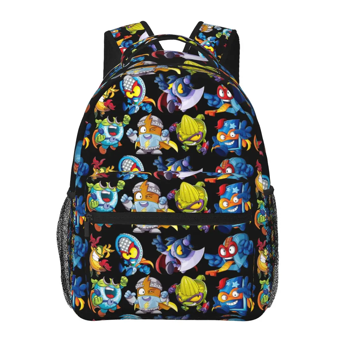 Zaini Superthings Ragazzi Ragazze Bookbag Studenti Borse da scuola Zaino per laptop per cartoni animati Borsa a tracolla di grande capacità