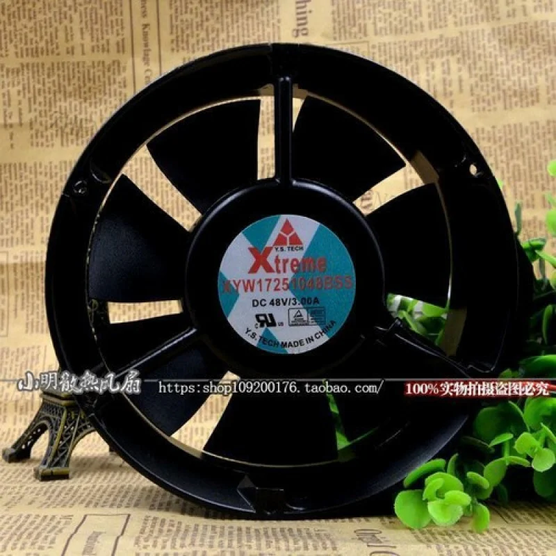 Y  FOR  XTREME XYW17251048BSS 48V 3A 17CM 17251 cooling fan