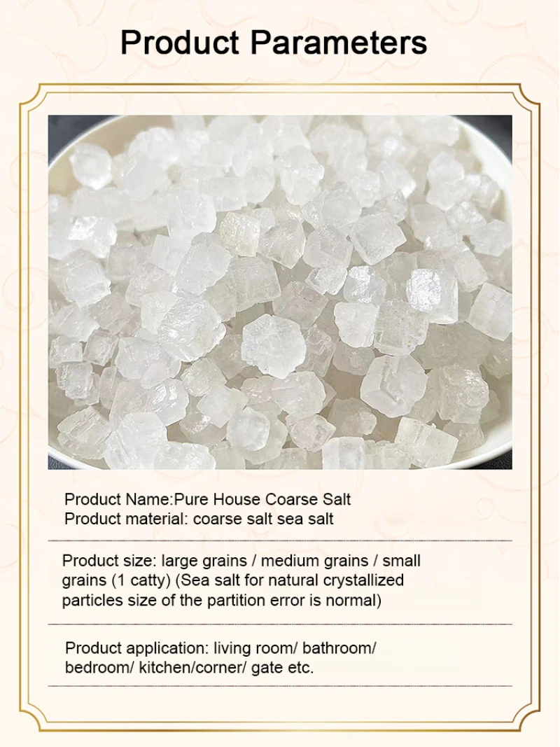 أقراص الملح المحظوظة ملح المنزل إزالة المغناطيسية أساسيات هووسورمينغ تنقية المنازل الجديدة شاكر الملح الطبيعي