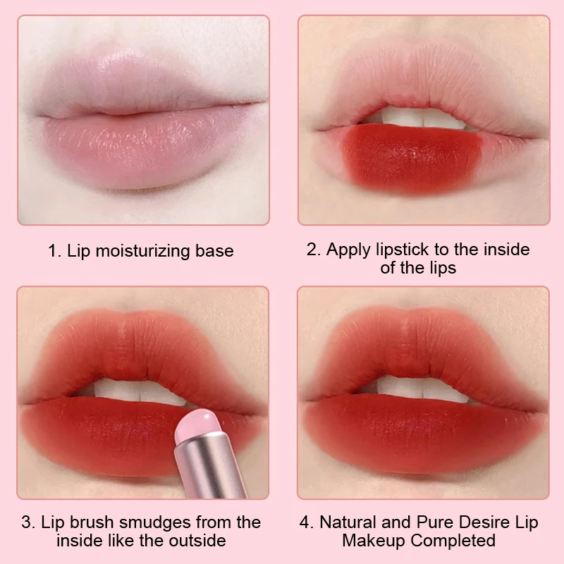 Upgrade multifunctionele siliconen lipconcealerborstel voor lippenbalsem lipgloss lippenstift schoonheidsmake-uptool
