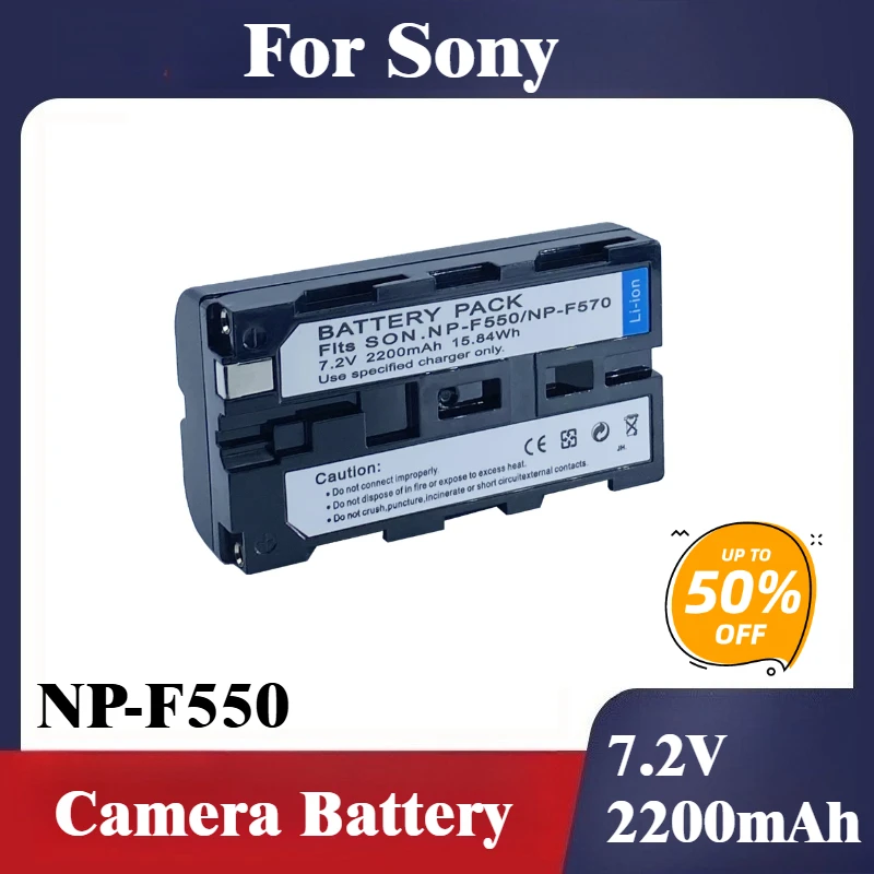 

New Replacement Camera Battery 2200mAh NP-F550 For Sony CCD-RV100 RV200 SC5 SC6 SC7 SC8 SC9 SC55 SC65 TR1 TR11 TR12 TR18 TR1100E