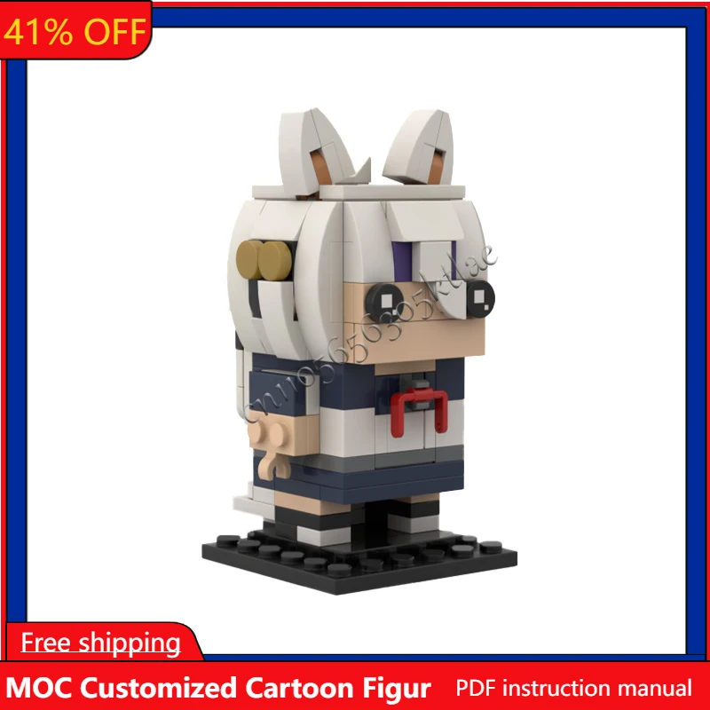 169 PCS Filian Virtual  Animation Figures Series Brickheaded Models Set DIY Bricks Assembly Toy Children Gift Collection Display