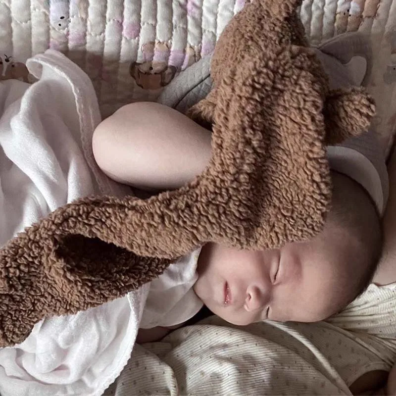 دمية مهدئة للأطفال لملحقات حديثي الولادة دعائم تصوير لطيفة على شكل دب خروف دمية نوم للأطفال رعاية الطفل دمى قطيفة ناعمة
