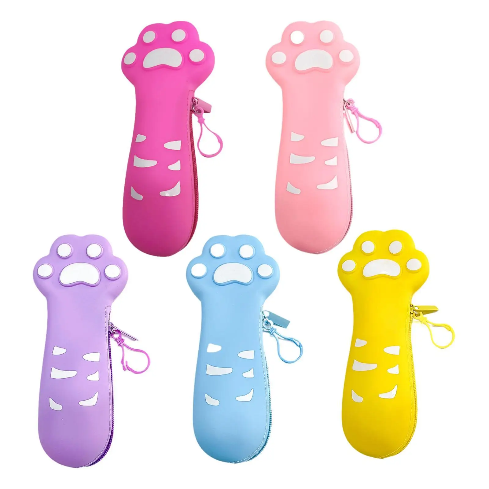 مقلمة من السيليكون للفتيات هدية إبداعية للطلاب حقيبة أقلام رصاص متعددة الأغراض #2