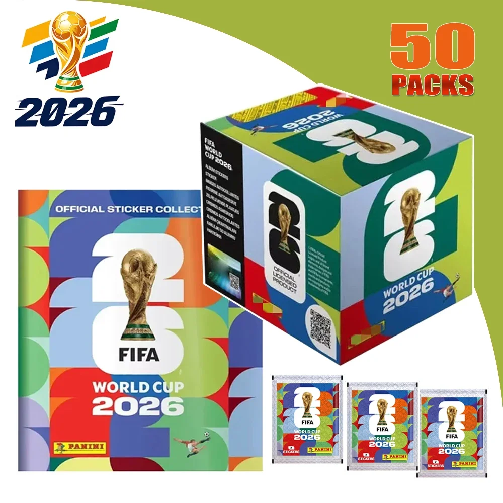 Offizielle 2026 Weltmeisterschaft Sticker-Sammlung: Sticker-Pack und Album, Fußball-Andenken-Set, Fan-Geschenk