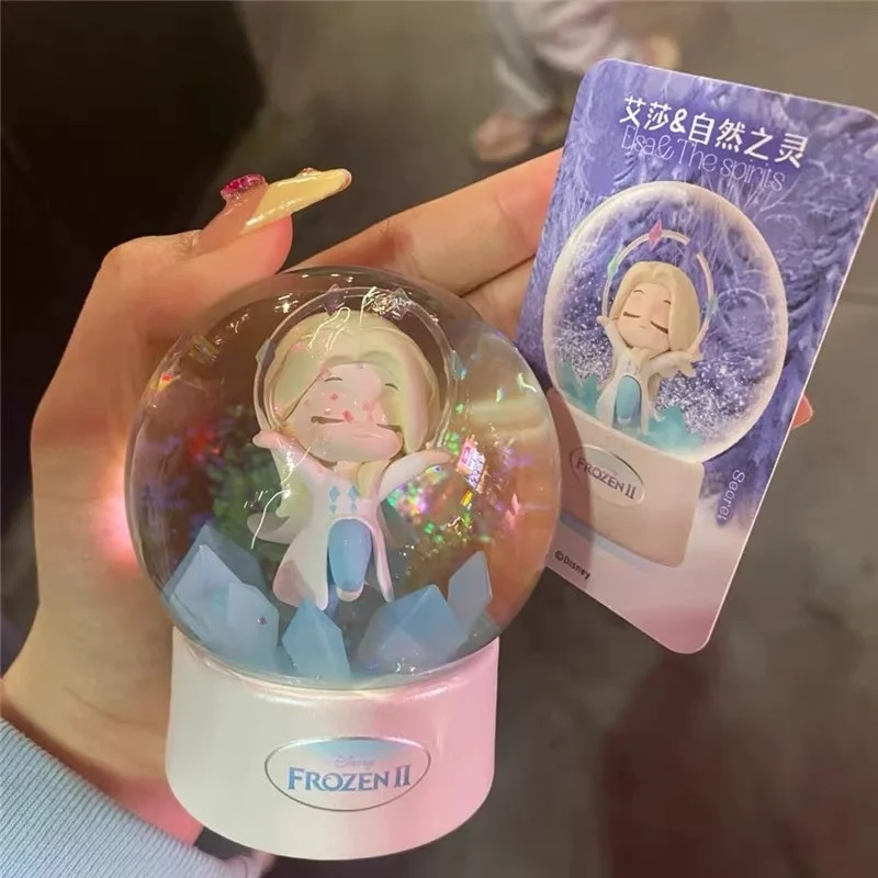 

New Original 52toys Disney Ice And Snow Romance Crystal Ball Blind Box Elsa Snow Treasure Trendy Desktop Toy For Christmas Gift