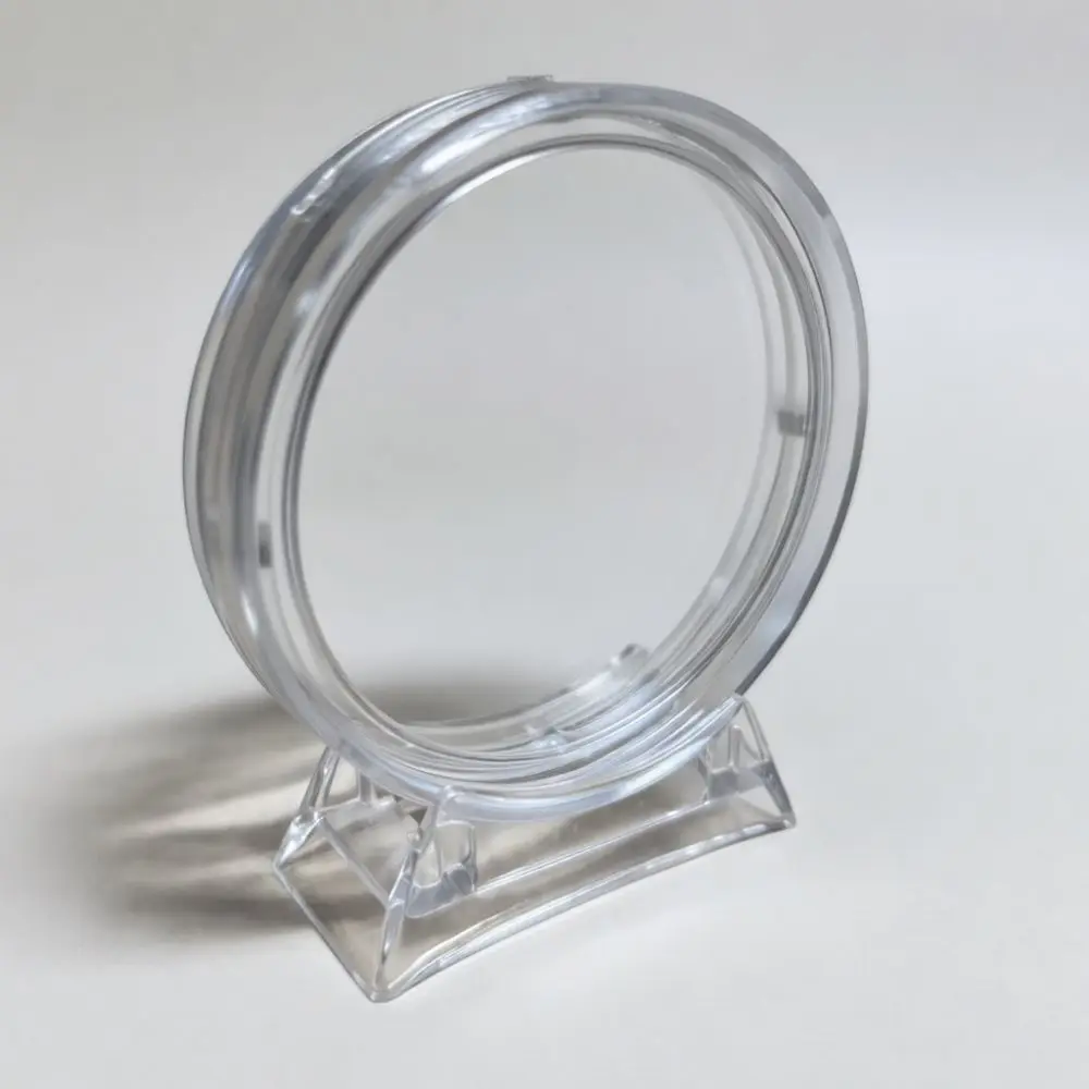 Sturdy Acrylic Coin Storage Holder Transparent Commemorative Protective Box Capsule For Collecting And Displaying