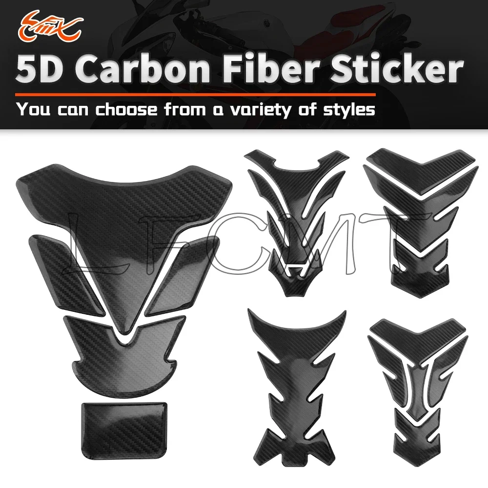 

Carbon Fiber Pattern Motorcycle Gas Oil Fuel Tank Pad Decal Sticker Fit for Yamaha YZF Honda Ducati Aprilia Suzuki Kawasaki ETC