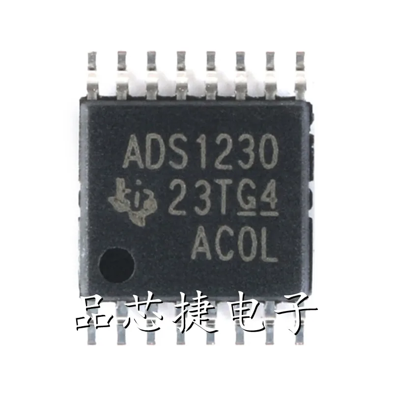 

10pcs/Lot ADS1230IPWR Marking ADS1230 TSSOP-16 20-Bit, 80SPS, 1-Ch Delta-Sigma ADC