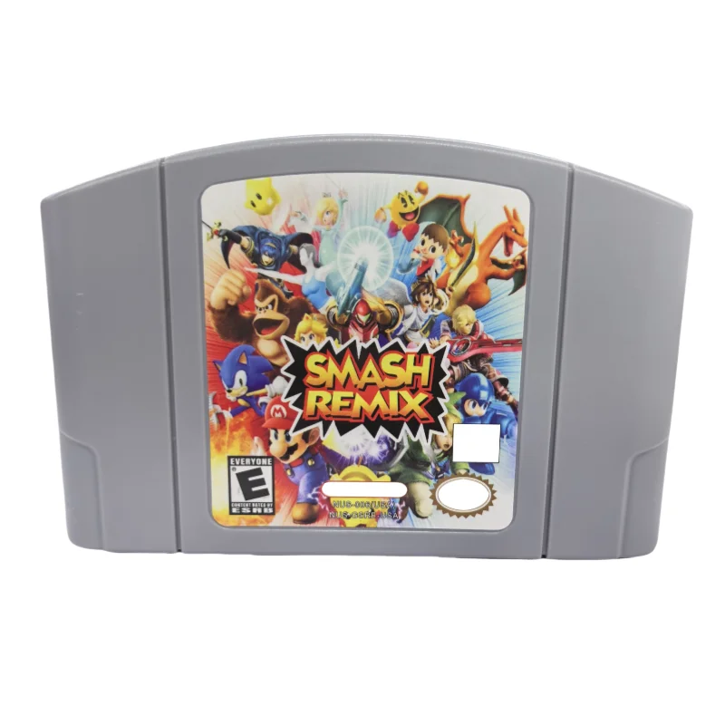 N64 USA NTSC Version 64 Bit Console Video Games Cartridge Mario Smash Series REMIX V1.1.1 V1.5.1 Collection Gifts Toys