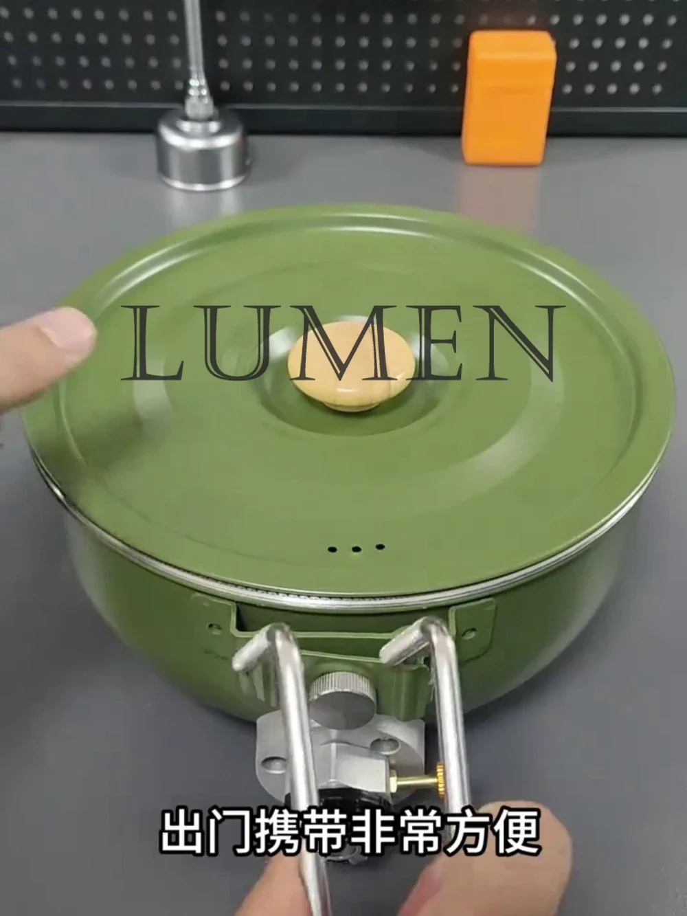 Cassette multifuncional para exteriores, olla integrada acampar al aire libre Picnic, de Gas, artefacto de cocina y cocina