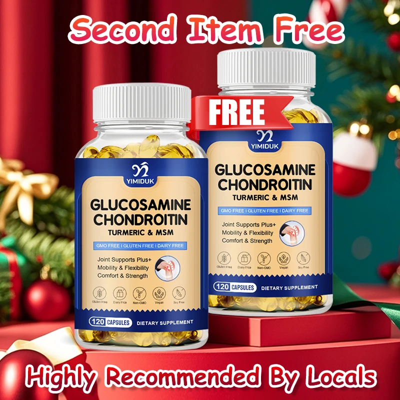 

Premium Glucosamine Chondroitin Supplement, for aximum Joint Mobility, Reduces Inflammation & Stiffness, Improves Flexibility