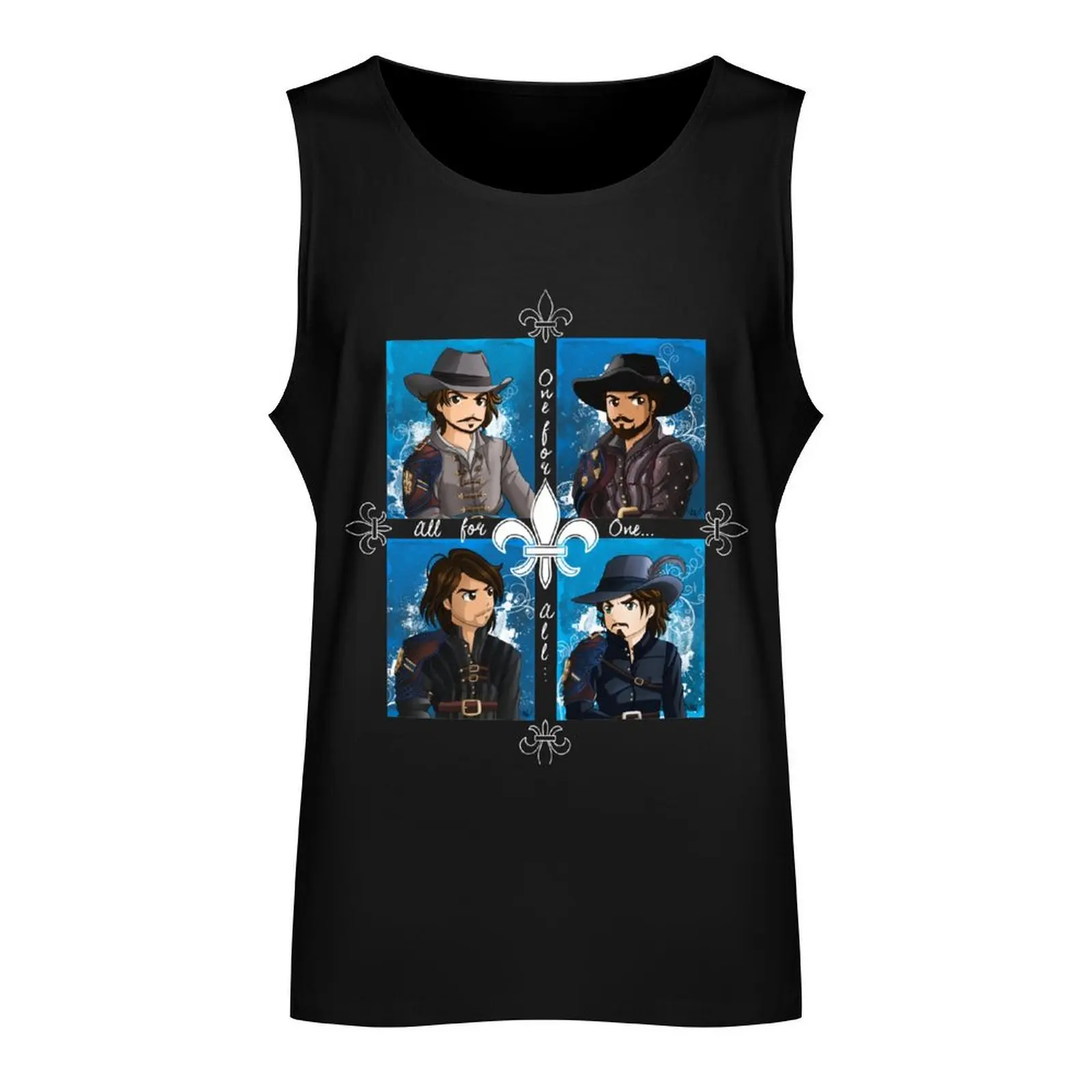 The Musketeers season 3 Tank Top summer 2024 Men's summer vest