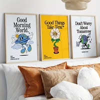 3pcs Unframed Canvas Poster, Retro Art, Motivational Vintage Wall Prints, Vintage Wall Decor Art, Ideal Gift For Bedroom Livi
